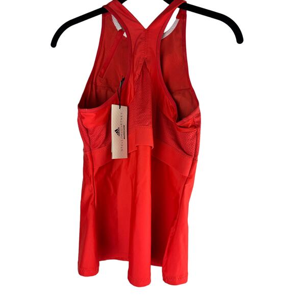 NWT Adidas x Stella McCartney Barricade Tennis Tank Dark Callistos Red Sz Medium - Picture 4 of 13